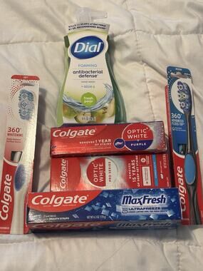 Colgate Oral Care Products, Toothpaste, Toothbrush